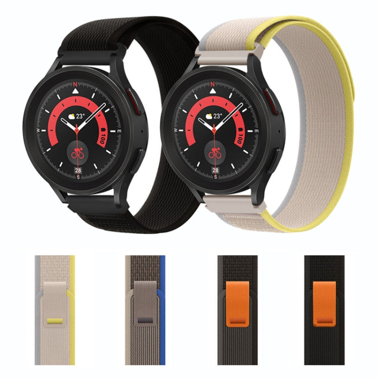 Compatible with Garmin Compatible witherunner 255 / 745 Loop Nylon Watch Band(Beige White) - free shipping - PMC TechLife - Order now!