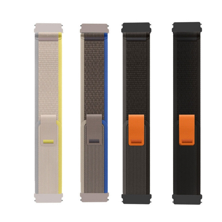 Compatible with Garmin Compatible witherunner 255 / 745 Loop Nylon Watch Band(Beige White) - free shipping - PMC TechLife - Order now!