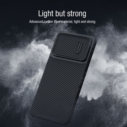 For Xiaomi 13 NILLKIN Synthetic Fiber Camshield Phone Case(Black) - 13 Cases by NILLKIN | Online Shopping South Africa | PMC Jewellery