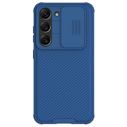 For Samsung Galaxy S23+ 5G NILLKIN Black Mirror Pro Series Camshield Phone Case(Blue) - Galaxy S23+ 5G Cases by NILLKIN | Online Shopping South Africa | PMC Jewellery