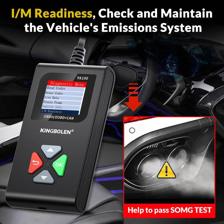 KINGBOLEN YA100 OBD2 Car Engine Fault Diagnosis Tool - Code Readers & Scan Tools by PMC Jewellery | Online Shopping South Africa | PMC Jewellery