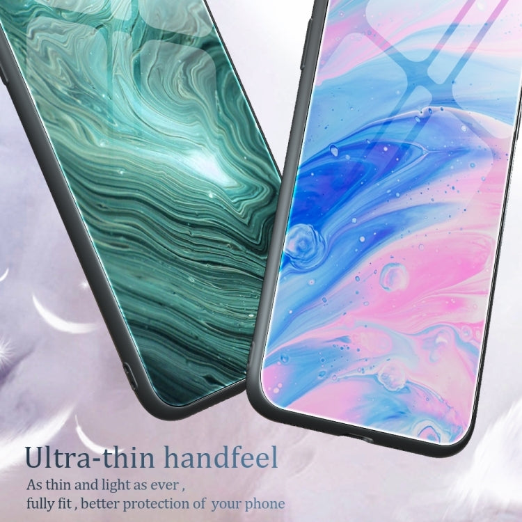 For Xiaomi Redmi 12C Marble Pattern Glass Phone Case(Water Waves) - free shipping - PMC TechLife - Order now!