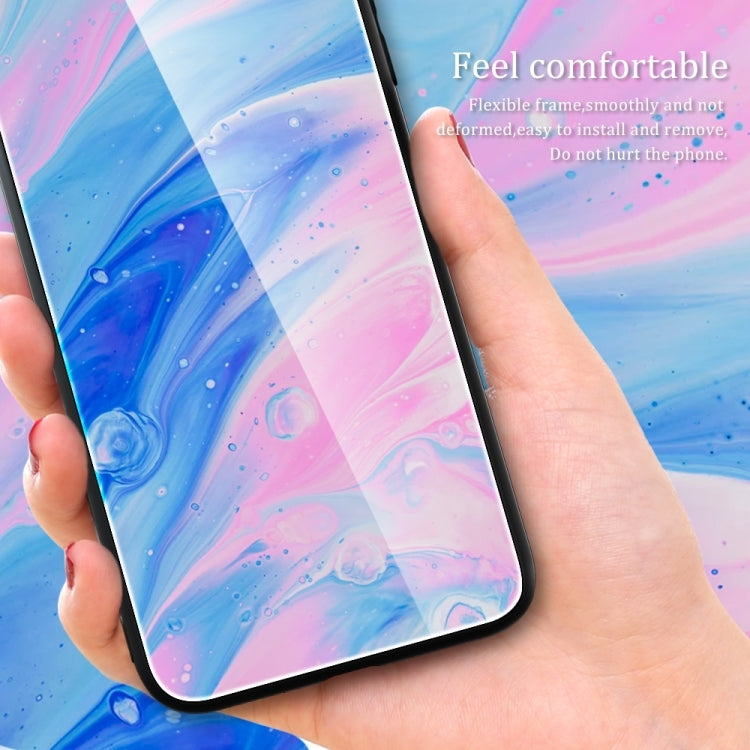 For Samsung Galaxy A54 5G Marble Pattern Glass Phone Case(Beach) - free shipping - PMC TechLife - Order now!