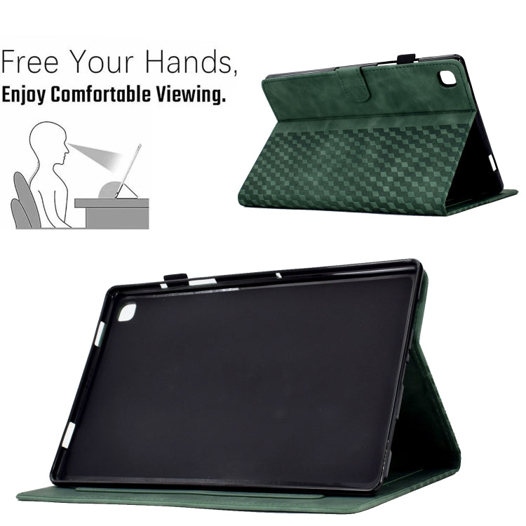 For Samsung Galaxy Tab A7 Lite T220 / T225 Rhombus Embossed Leather Tablet Case(Green) - free shipping - PMC TechLife - Order now!