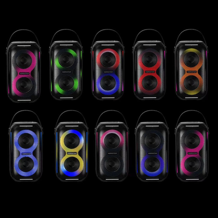 HOPESTAR Party200 mini Portable Tone Pulse RGB Light Bluetooth Speaker(Grey) - free shipping - PMC TechLife - Order now!