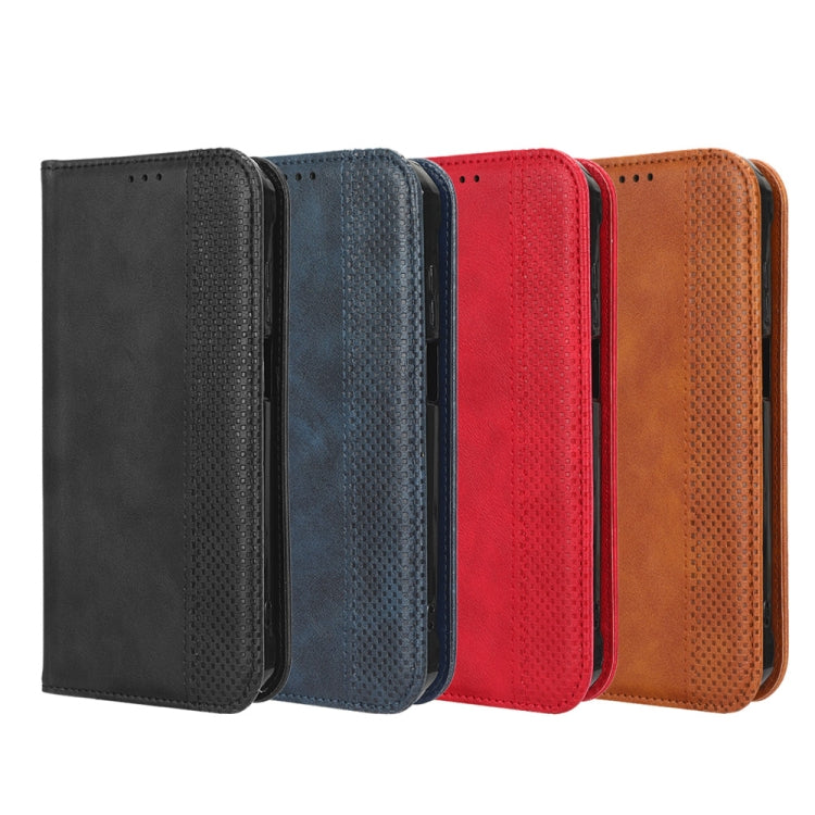 For Xiaomi Redmi 12C / 11A Magnetic Buckle Retro Texture Leather Phone Case(Black) - free shipping - PMC TechLife - Order now!