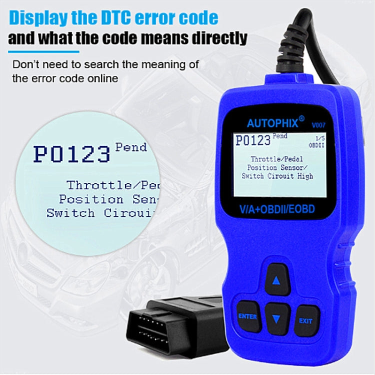 For Audi / Volkswagen / Skoda Autophix V007 Car OBD II Scanner Fault Analyzer - Code Readers & Scan Tools by PMC Jewellery | Online Shopping South Africa | PMC Jewellery