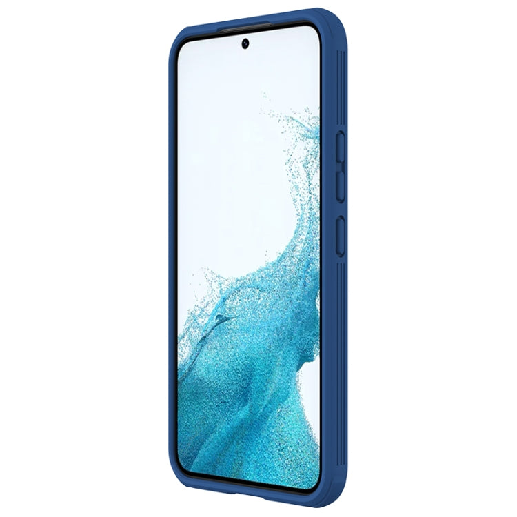 For Samsung Galaxy A54 5G NILLKIN Black Mirror Pro Series Camshield PC Phone Case(Blue) - Galaxy Phone Cases by NILLKIN | Online Shopping South Africa | PMC Jewellery