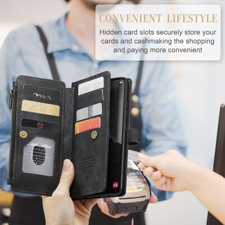 For Samsung Galaxy A34 5G CaseMe C30 Multifunctional Leather Phone Case(Black) - Galaxy Phone Cases by CaseMe | Online Shopping South Africa | PMC TechLife | Buy Now Pay Later Mobicred