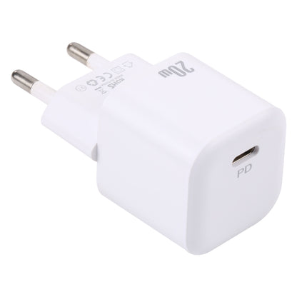 20W PD USB-C/Type-C Interface Fast Charging Charger, Specification: EU Plug(White) - USB Charger by PMC Jewellery | Online Shopping South Africa | PMC Jewellery