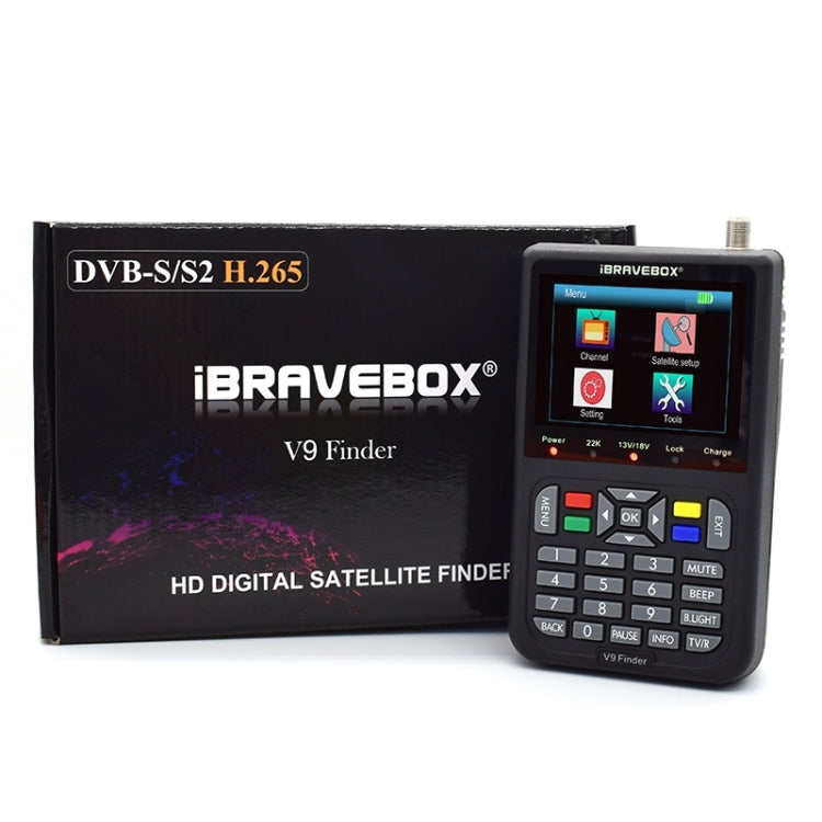 iBRAVEBOX V9 Finder Digital Satellite Signal Finder Meter, Plug Type:AU Plug(Black) - free shipping - PMC TechLife - Order now!