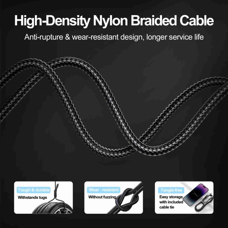 JOYROOM S-UL012A10 Extraordinary Series 2.4A USB-A to 8 Pin Fast Charging Data Cable, Cable Length:3m(White) - Normal Style Cable by JOYROOM | Online Shopping South Africa | PMC Jewellery