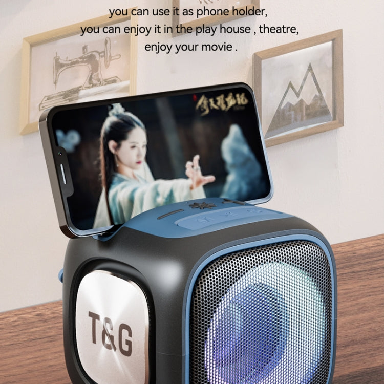 T&G TG359 Portable Outdoor LED Wireless Bluetooth Speaker(Black) - Mini Speaker by T&G | Online Shopping South Africa | PMC Jewellery