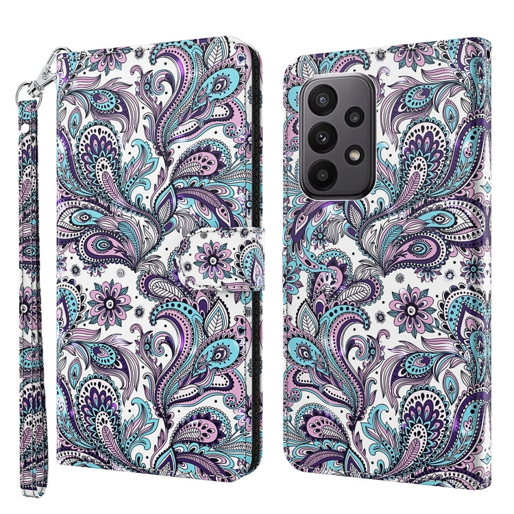 For Samsung Galaxy A24 3D Painting Pattern TPU + PU Leather Phone Case(Swirl Pattern) - free shipping - PMC TechLife - Order now!
