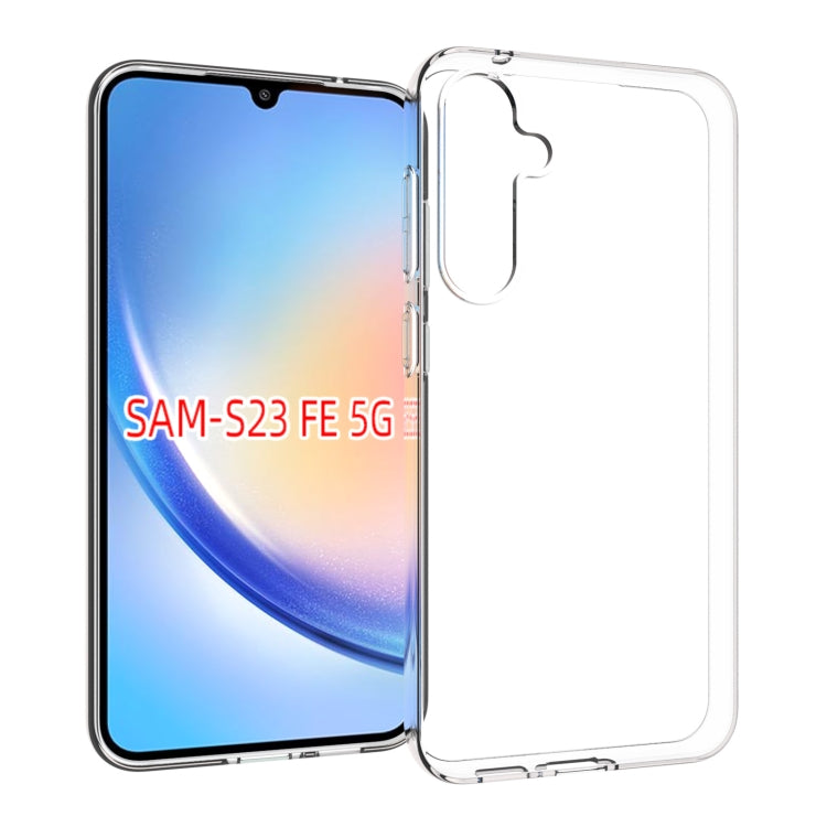 For Samsung Galaxy S23 FE 5G Waterproof Texture TPU Phone Case(Transparent) - free shipping - PMC TechLife - Order now!