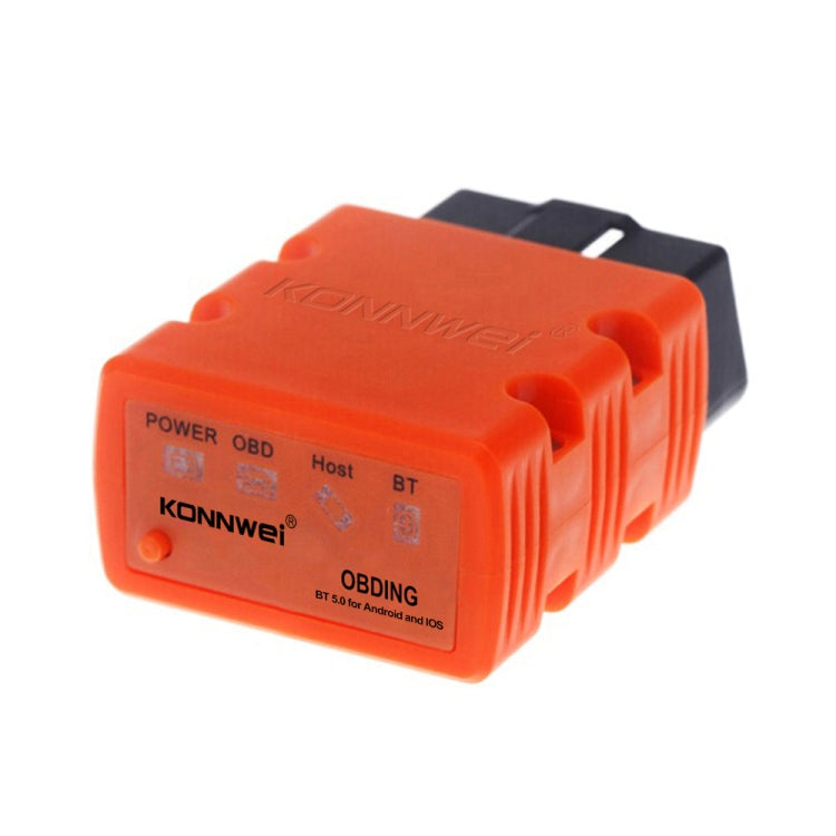 KONNWEI KW902 Bluetooth 5.0 OBD2 Car Fault Diagnostic Scan Tools Support IOS / Android(Orange) - Code Readers & Scan Tools by KONNWEI | Online Shopping South Africa | PMC Jewellery