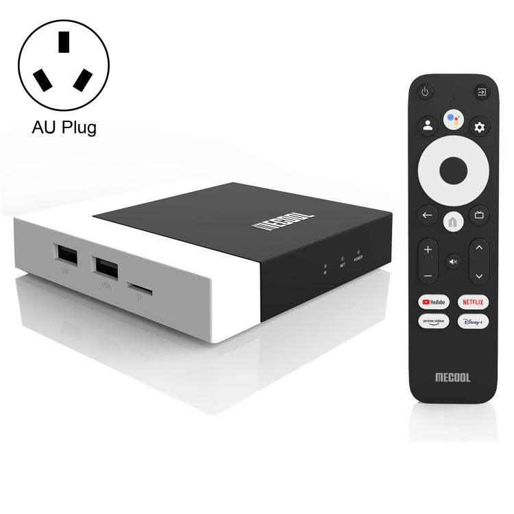 MECOOL KM7 Plus Android 10.0 Smart TV Set Top Box, Amlogic S905Y4 Quad Core, 2GB+16GB, Plug Type:AU Plug - Amlogic S905 by MECOOL | Online Shopping South Africa | PMC Jewellery