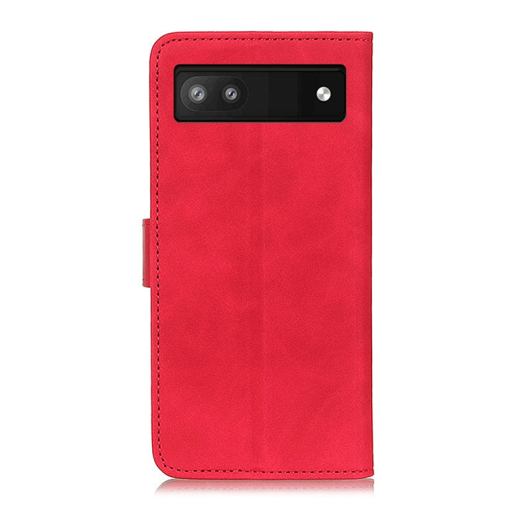 For Google Pixel 7a KHAZNEH Retro Texture Flip Leather Phone Case(Red) - free shipping - PMC TechLife - Order now!