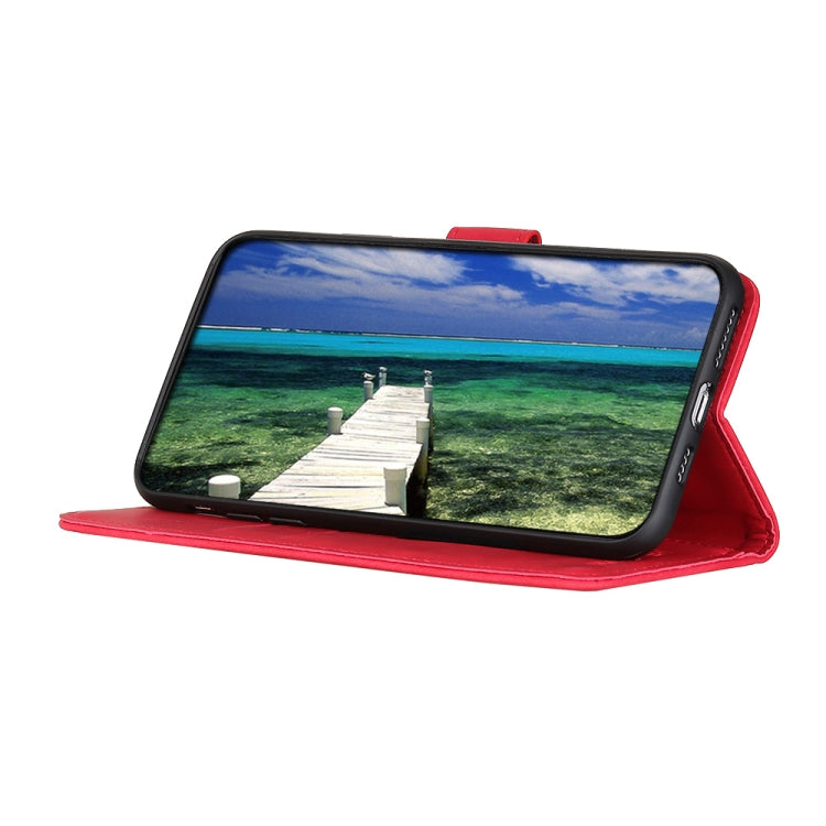 For Google Pixel 7a KHAZNEH Retro Texture Flip Leather Phone Case(Red) - free shipping - PMC TechLife - Order now!
