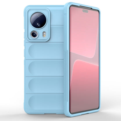 For Xiaomi 13 Lite Magic Shield TPU + Flannel Phone Case(Light Blue) - 13 Lite Cases by PMC Jewellery | Online Shopping South Africa | PMC Jewellery