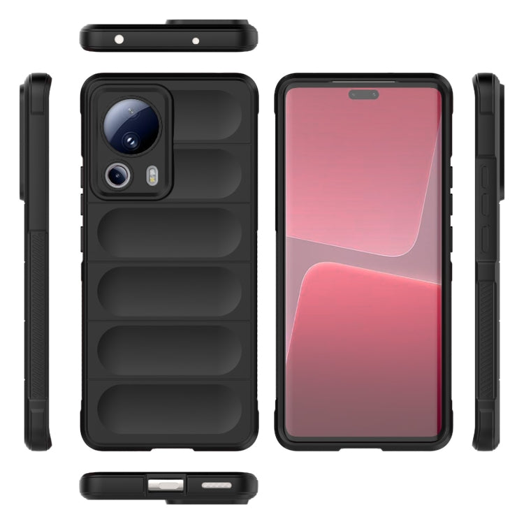For Xiaomi 13 Lite Magic Shield TPU + Flannel Phone Case(Dark Green) - free shipping - PMC TechLife - Order now!