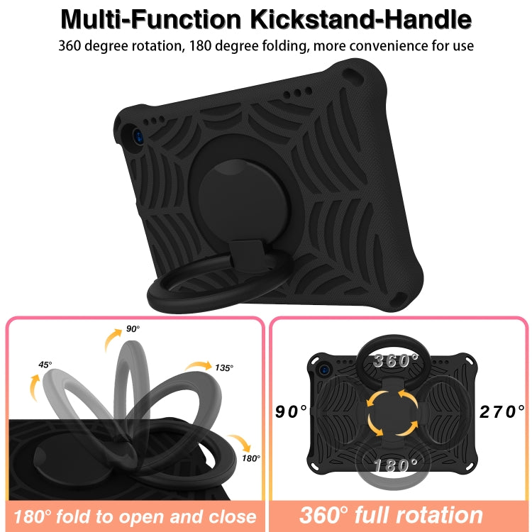 For Amazon Kindle Fire HD 8 2022 / 2020 Spider King Silicone Protective Tablet Case(Black) - free shipping - PMC TechLife - Order now!