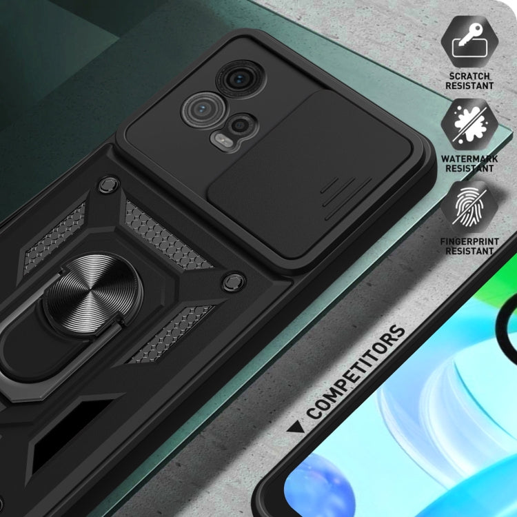 For Motorola Moto G72 Sliding Camera Cover Design TPU+PC Phone Case(Silver) - free shipping - PMC TechLife - Order now!
