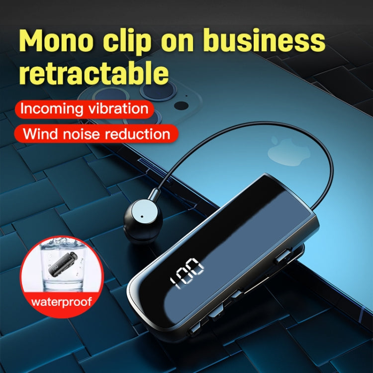 Fineblue F901 Waterproof Lavalier Earphone for Driving and Riding(Black) - Bluetooth Earphone by Fineblue | Online Shopping South Africa | PMC TechLife | Buy Now Pay Later Mobicred