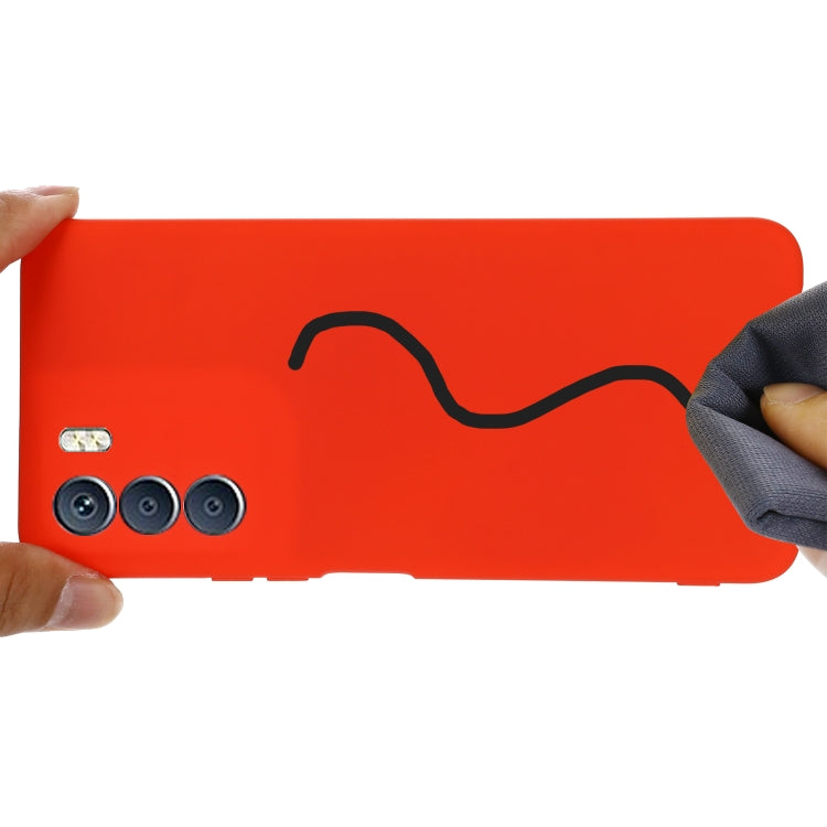 For Infinix Zero 5G 2023 Pure Color Liquid Silicone Shockproof Phone Case(Red) - free shipping - PMC TechLife - Order now!