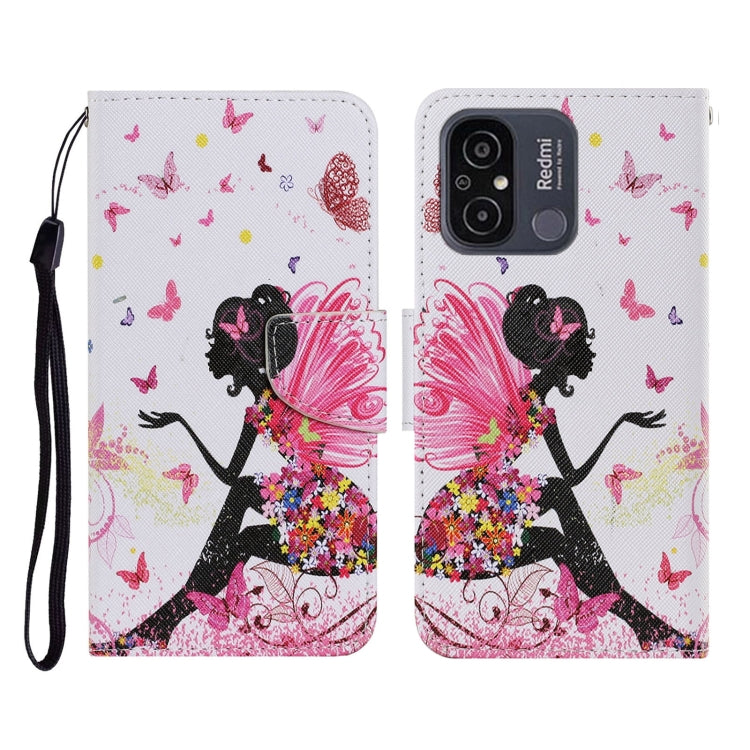 For Xiaomi Redmi 12C Colored Drawing Pattern Flip Leather Phone Case(Dancing Girl) - Xiaomi Cases by PMC Jewellery | Online Shopping South Africa | PMC Jewellery