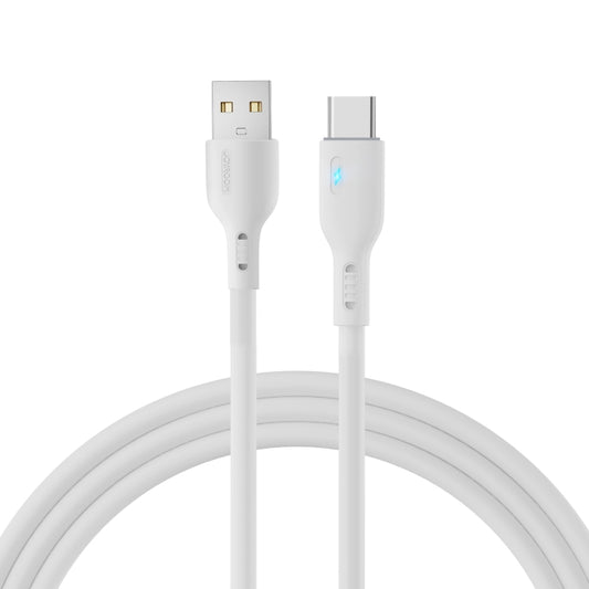 JOYROOM S-UC027A13 3A USB to USB-C / Type-C Fast Charging Data Cable, Length:2m(White) - USB-C & Type-C Cable by JOYROOM | Online Shopping South Africa | PMC Jewellery