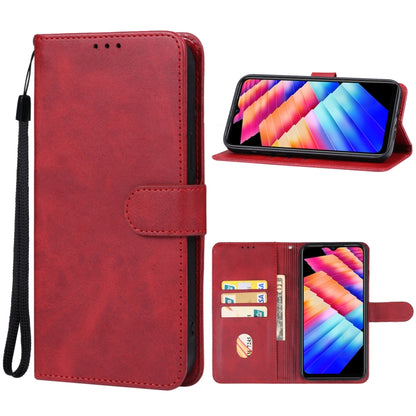 For Infinix Hot 30i Leather Phone Case(Red) - Infinix Cases by PMC Jewellery | Online Shopping South Africa | PMC Jewellery