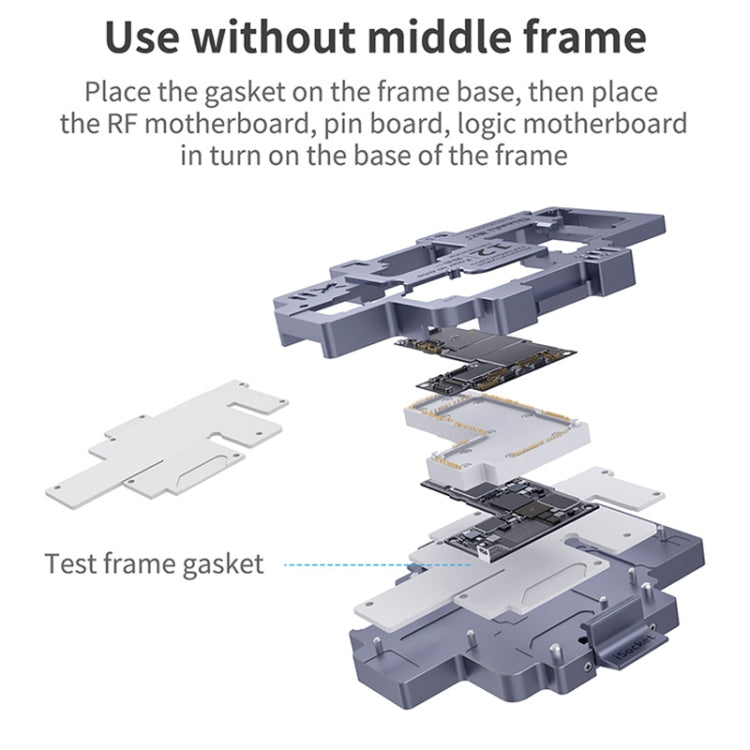 Qianli iSocket Motherboard Layered Test Fixture For iPhone 12 Series - Repair Fixture by QIANLI | Online Shopping South Africa | PMC Jewellery | Buy Now Pay Later Mobicred