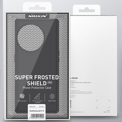 For OnePlus Ace 2/11R NILLKIN Frosted Shield Pro PC + TPU Phone Case(Green) - OnePlus Cases by NILLKIN | Online Shopping South Africa | PMC Jewellery