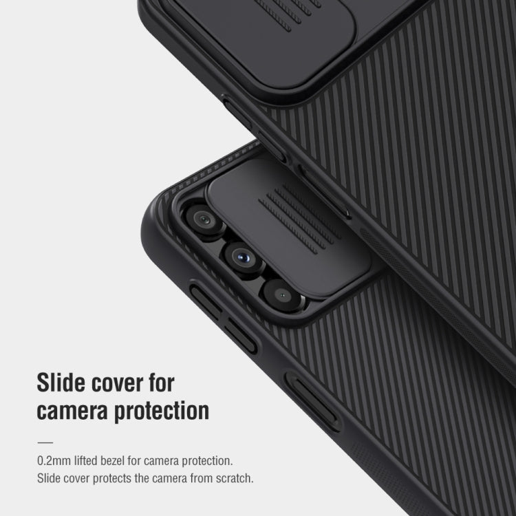For Samsung Galaxy A14 4G NILLKIN Black Mirror Series Camshield PC Phone Case(Black) - Galaxy Phone Cases by NILLKIN | Online Shopping South Africa | PMC TechLife | Buy Now Pay Later Mobicred