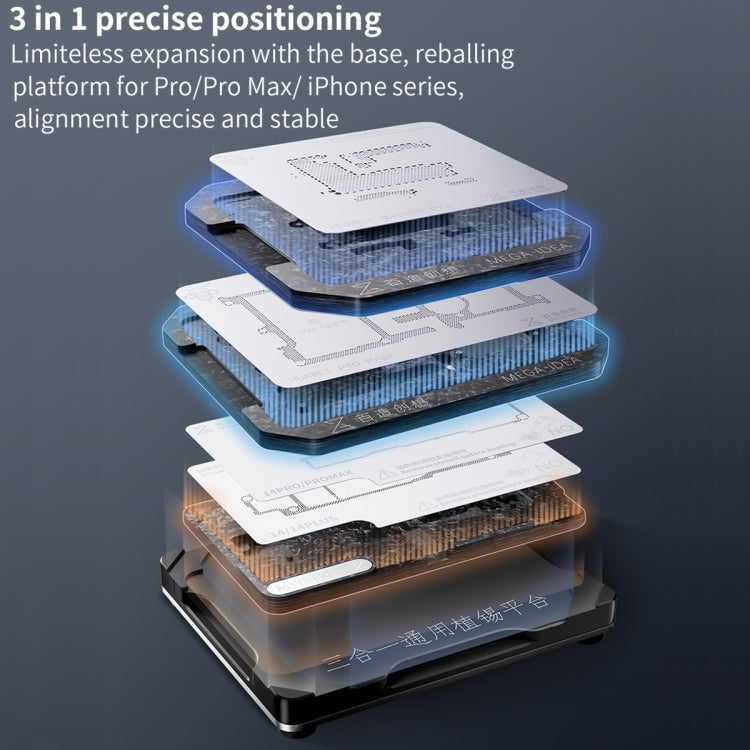 For Huawei Mate 30 Pro 5G Qianli Mega-idea Multi-functional Middle Frame Positioning BGA Reballing Platform - free shipping - PMC TechLife - Order now!