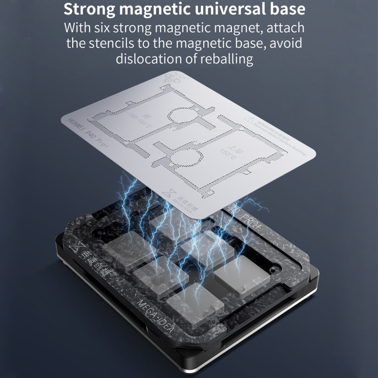For iPhone X-11 Pro Max Qianli Mega-idea Multi-functional Middle Frame Positioning BGA Reballing Platform - free shipping - PMC TechLife - Order now!