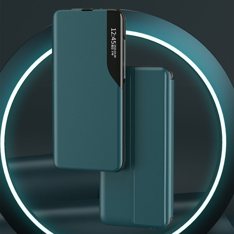 For Xiaomi Redmi Note 12 Pro+ 5G Global Side Display Flip Leather Phone Case with Holder(Green) - free shipping - PMC TechLife - Order now!