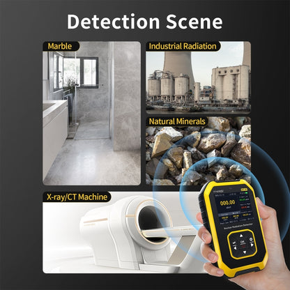 Fnirsi GC01 Home Lndustrial Marble Radioactive X / Y Ray Nuclear Radiation Detector Geiger Counter(Yellow) - Radiation Detector by FNIRSI | Online Shopping South Africa | PMC Jewellery | Buy Now Pay Later Mobicred