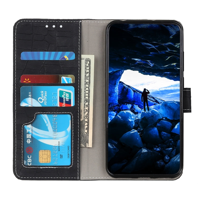 For Nokia C32 4G Magnetic Crocodile Texture Horizontal Flip Leather Phone Case(Black) - free shipping - PMC TechLife - Order now!