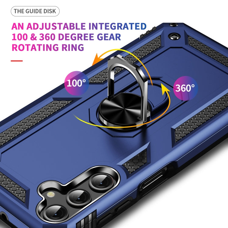 For Samsung Galaxy A24 4G Shockproof TPU + PC Phone Case(Blue) - free shipping - PMC TechLife - Order now!