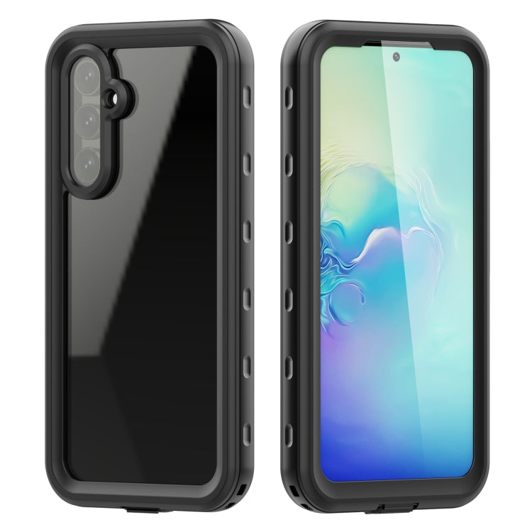 For Samsung Galaxy A54 5G RedPepper Transparent Dot Shockproof Waterproof PC + TPU Phone Case(Black) - free shipping - PMC TechLife - Order now!