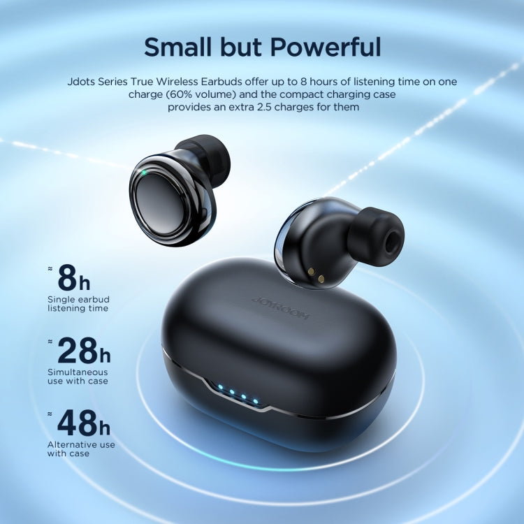 JOYROOM JR-DB1 Jdots Series True Wireless Bluetooth Earphones(Black) - Bluetooth Earphone by JOYROOM | Online Shopping South Africa | PMC Jewellery