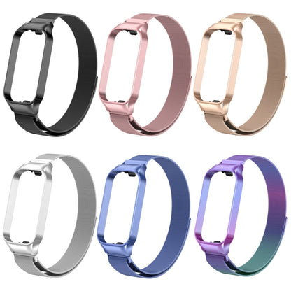 For Redmi Band 2 Milan Magnetic Metal Watch Band(Silver) - Smart Wear by PMC Jewellery | Online Shopping South Africa | PMC Jewellery