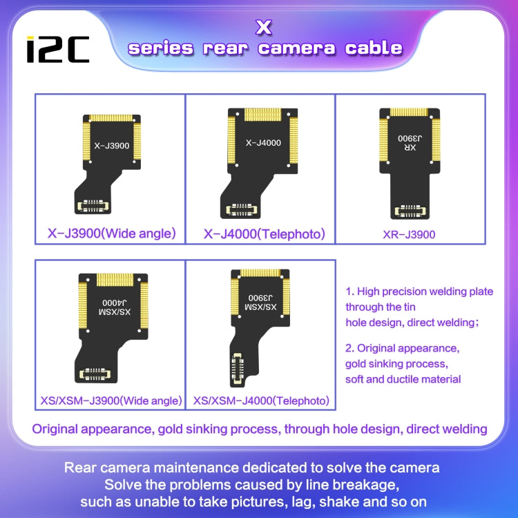 For iPhone 12 Pro Max i2C Back Facing Ultra Wide Camera Cable - Flex Cable by PMC TechLife | Online Shopping South Africa | PMC TechLife