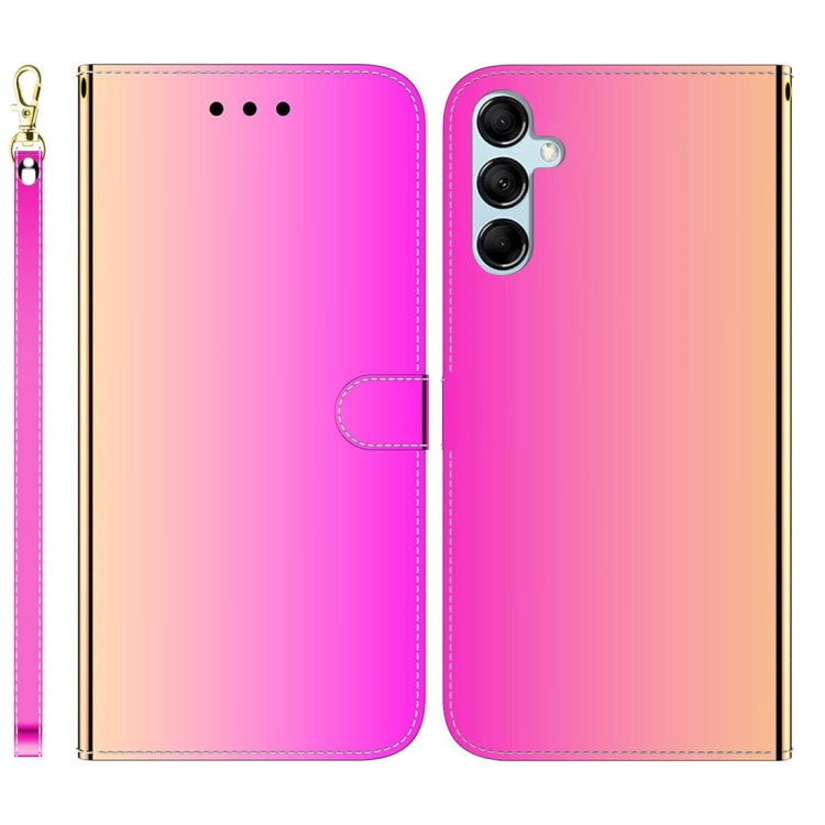 For Samsung Galaxy M14 Imitated Mirror Surface Leather Phone Case(Gradient Color) - free shipping - PMC TechLife - Order now!