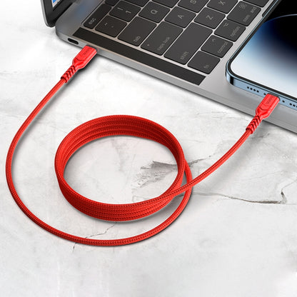 hoco X59 Victory PD 20W USB-C / Type-C to 8 Pin Charging Data Dable, Length:1m(Red) - 2 in 1 Cable by hoco | Online Shopping South Africa | PMC Jewellery
