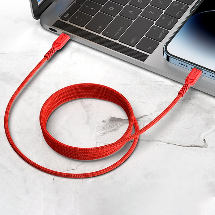 hoco X59 Victory PD 20W USB-C / Type-C to 8 Pin Charging Data Dable, Length:1m(Blue) - 2 in 1 Cable by hoco | Online Shopping South Africa | PMC Jewellery