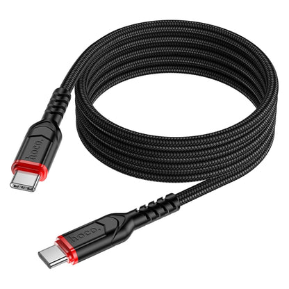 hoco X59 Victory 60W USB-C / Type-C to USB-C / Type-C Charging Data Dable, Length:1m(Red) - USB-C & Type-C Cable by hoco | Online Shopping South Africa | PMC Jewellery