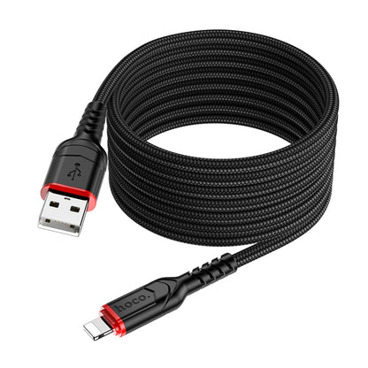 hoco X59 Victory 2.4A USB to 8 Pin Charging Data Dable, Length:2m(Blue) - Normal Style Cable by hoco | Online Shopping South Africa | PMC Jewellery